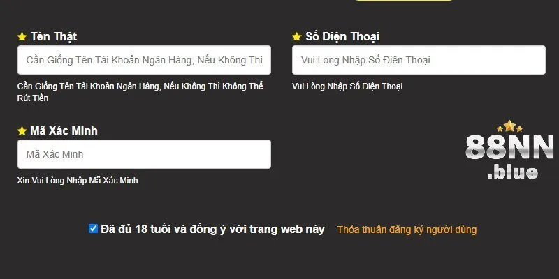 Câu hỏi thường gặp 88NN về tài khoản