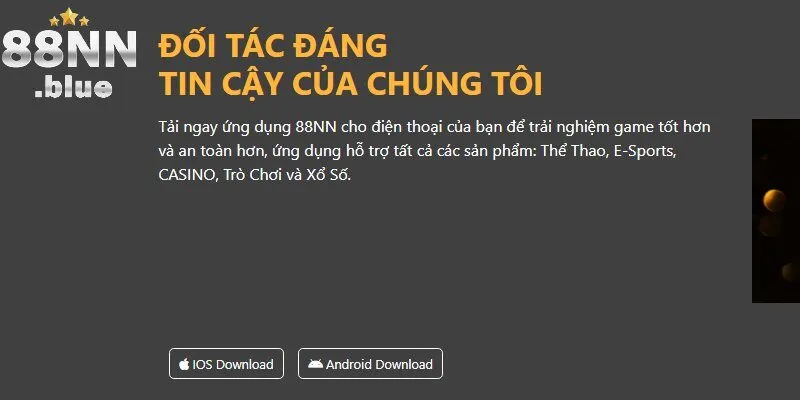 Hướng dẫn tải app 88NN trên Android Và IOS
